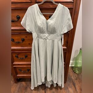 Sage green formal/bridesmaid dress NWT